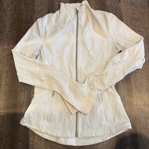 Lululemon Athletica white and cream define jacket